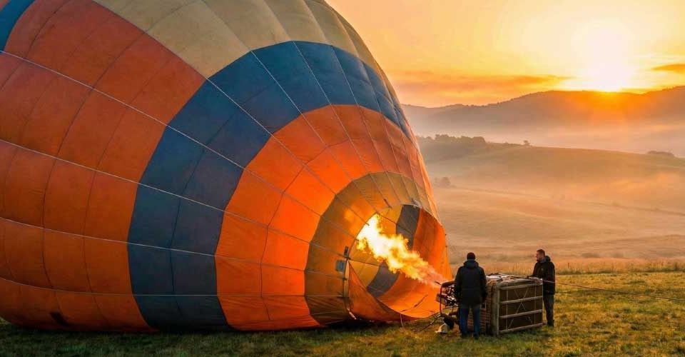 ERP bevezetés előtti döntési pillanat – hőlégballon felszállás előtt, kontrollált környezetben